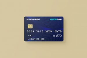 موکاپ کارت اعتباری