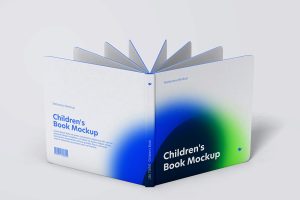 موکاپ کتاب کودک (مربع)