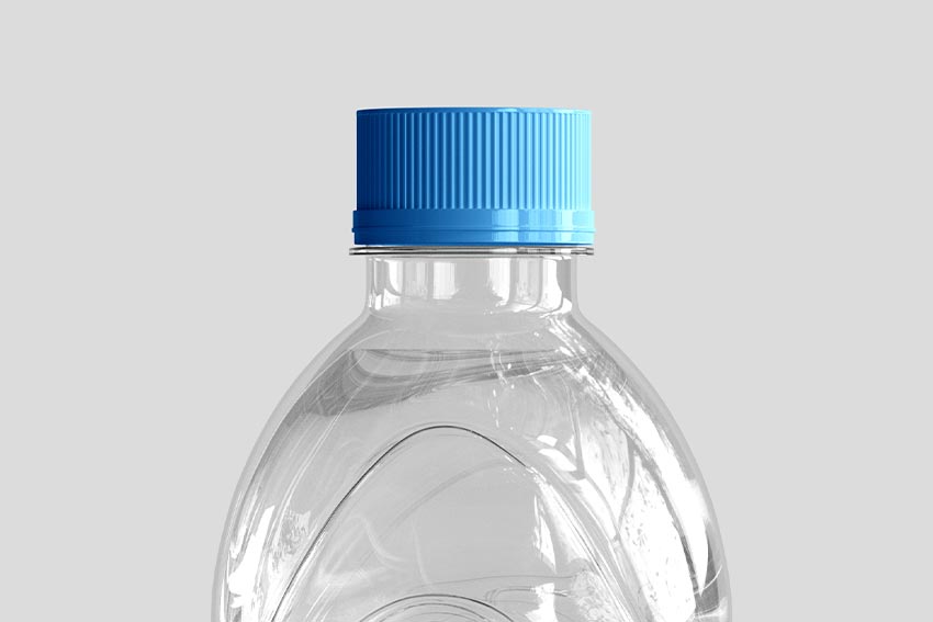 موکاپ رایگان بطری پلاستیکی لایه باز