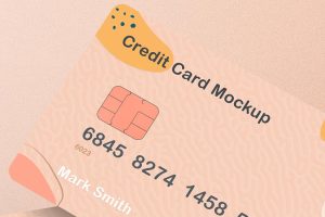 موکاپ کارت اعتباری لایه باز