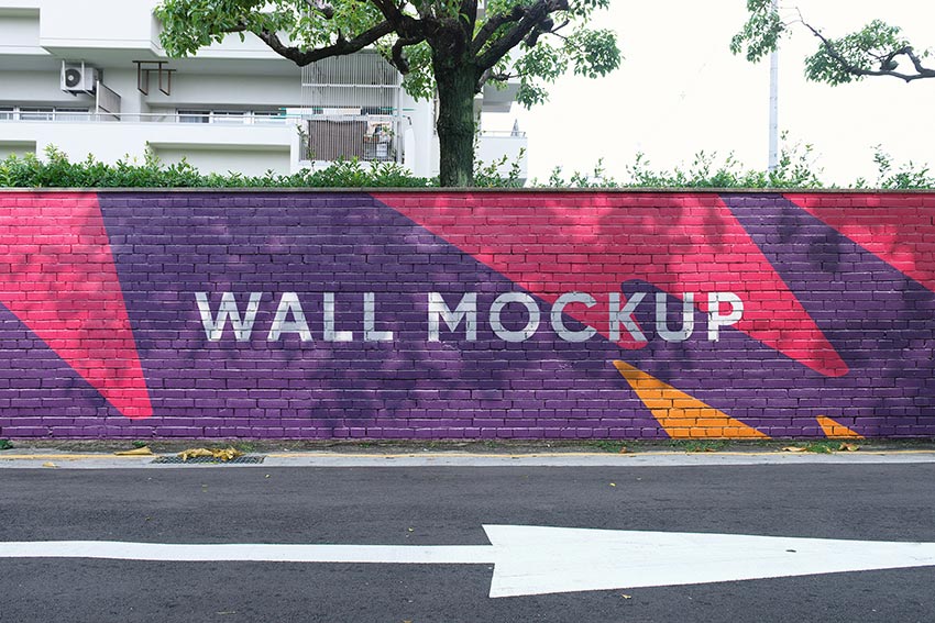 موکاپ نقاشی دیواری