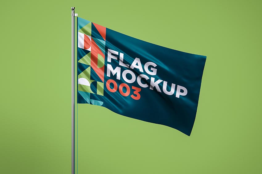 موکاپ پرچم (۳ عدد)