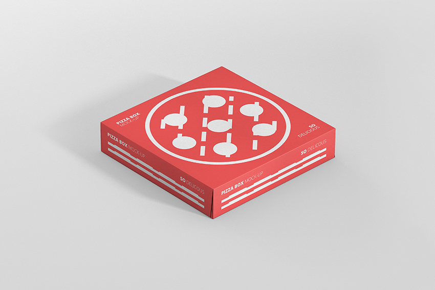موکاپ جعبه پیتزا (۶عدد) لایه باز