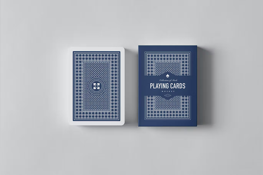 موکاپ جعبه کارت بازی (۵عدد_۰۱) لایه باز