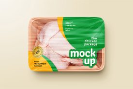 موکاپ بسته بندی مرغ (4عدد)