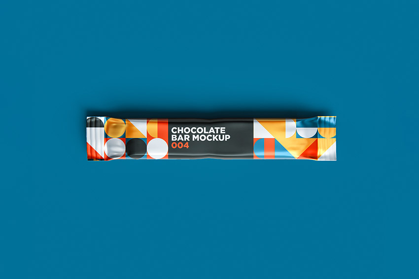 موکاپ بسته بندی شکلات (3عدد) لایه باز