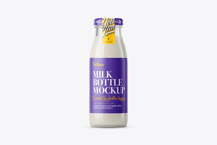 موکاپ بطری شیر